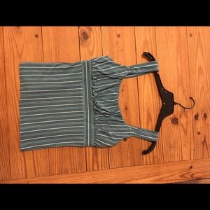 Ruched sleeveless top